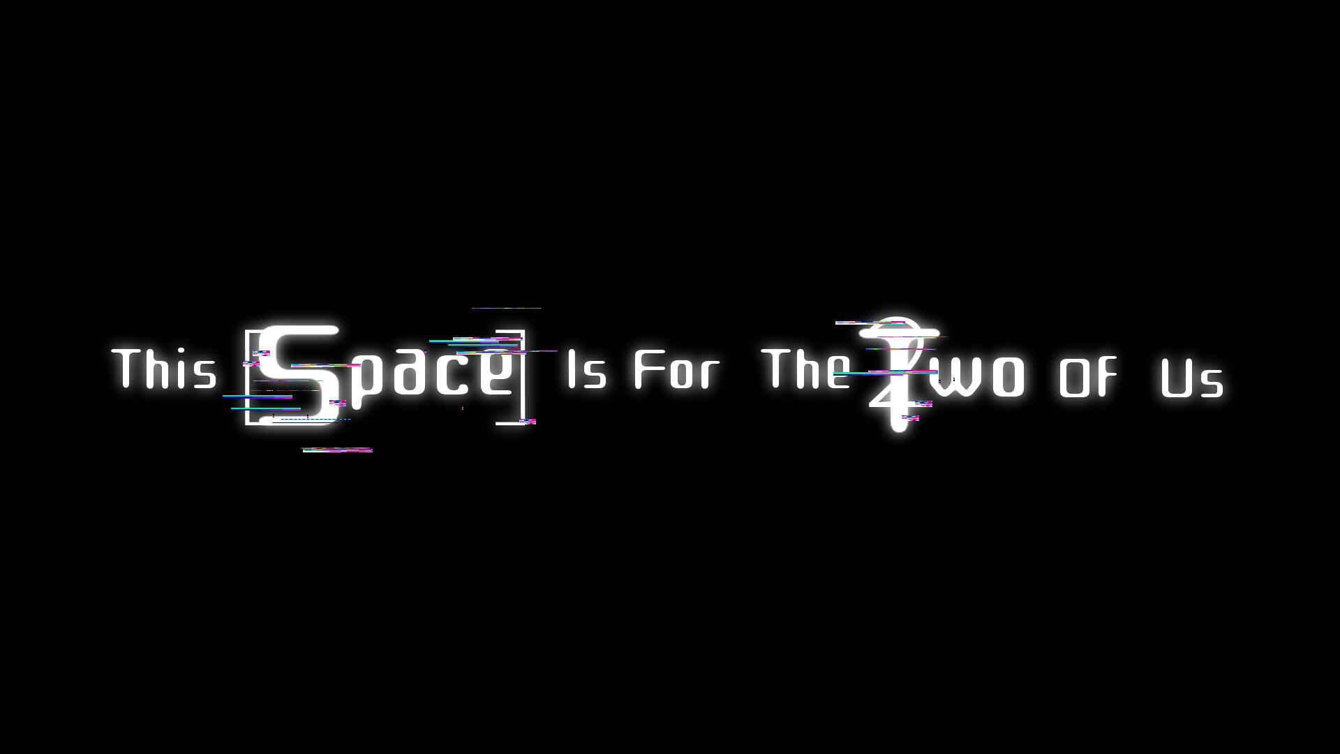 Logo for "This Space Is For The Two Of Us" (2024)