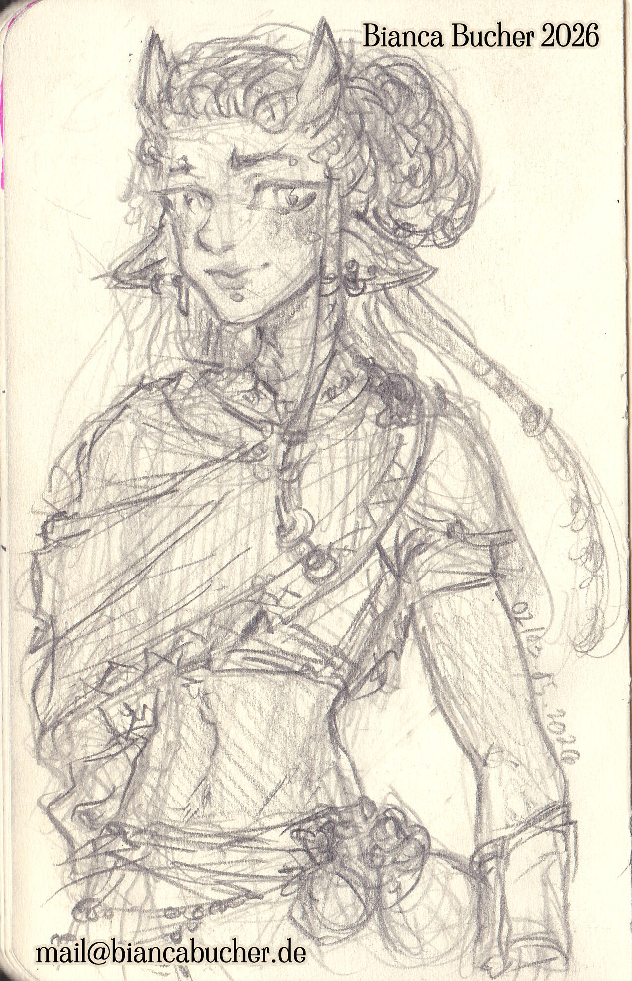 "Elf" - Sketchbook Page 2026