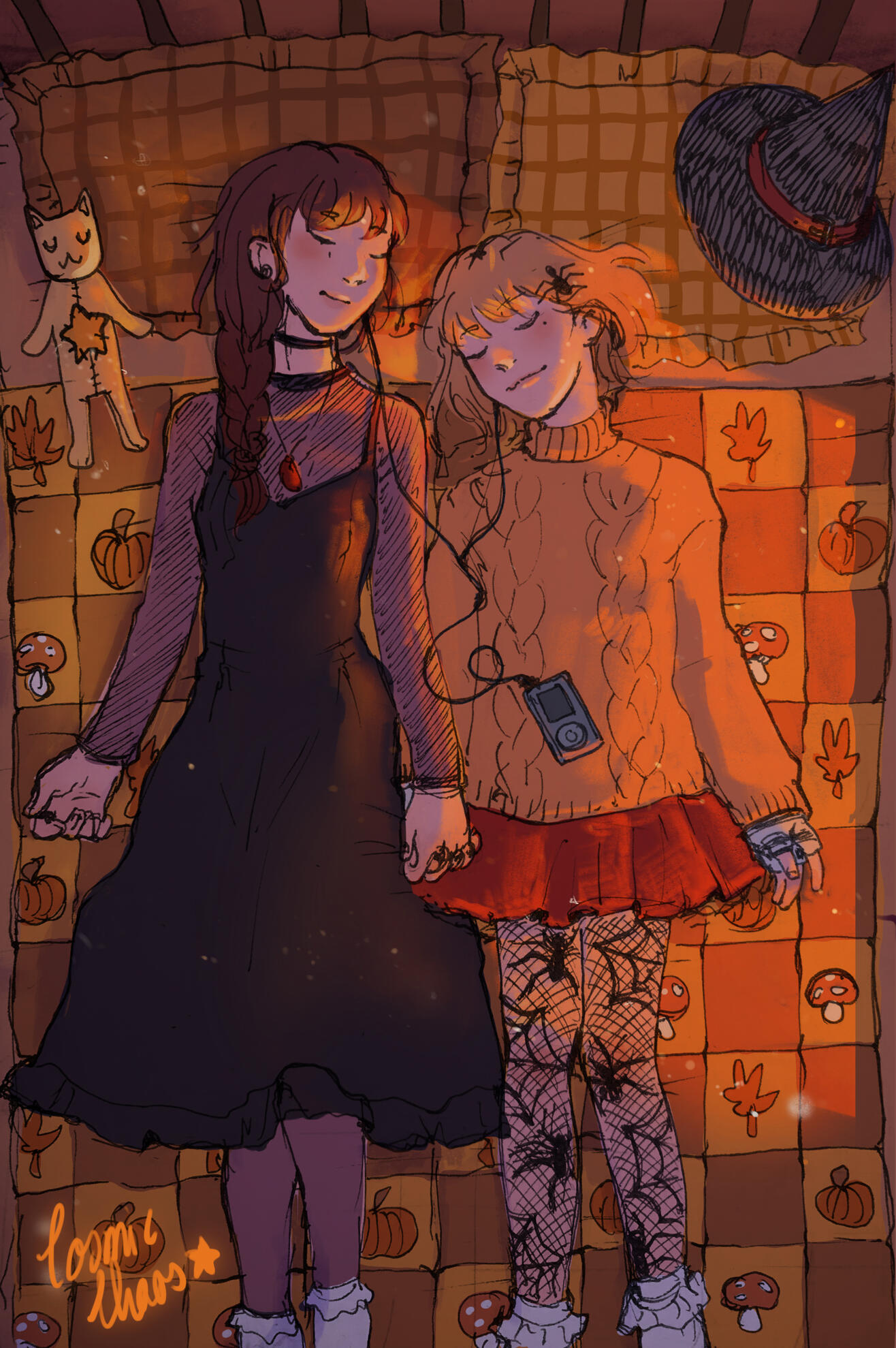 "Witches" - Multimedia Illustration 2025